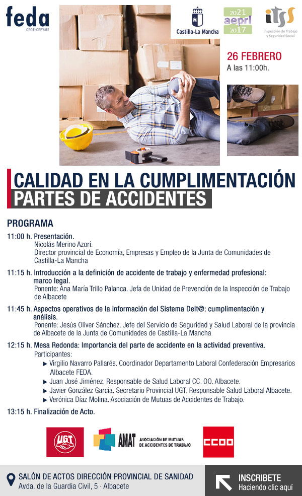 Calidad en la cumplimentación de Partes de Accidentes de Trabajo