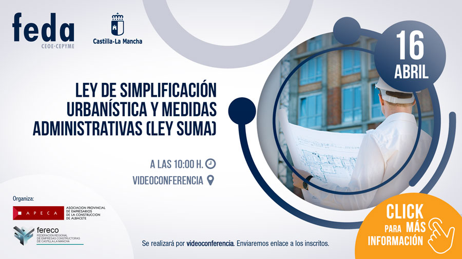 Jornada sobre la Ley de Simplificación Urbanística y Medidas Administrativas (Ley SUMA)