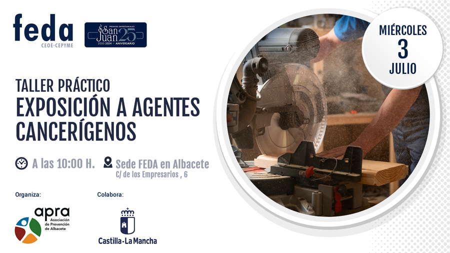 Taller práctico. Exposición a agentes cancerígenos