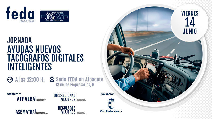 Jornada. Ayudas nuevos tacógrafos digitales inteligentes