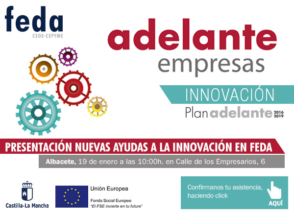 Presentación en FEDA del Programa Adelante. Innovación