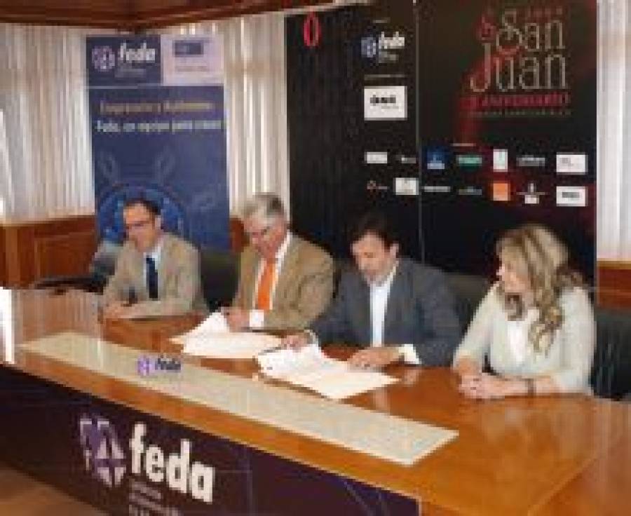 Fotografía de FEDA y ASPRONA, por la inserción laboral de los discapacidad intelectuales, ofrecida por FEDA