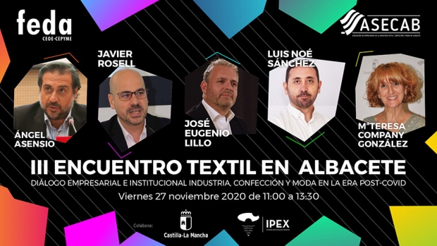 Fotografía de Diálogo empresarial e institucional en FEDA sobre el futuro de la industria textil, confección y moda, ofrecida por FEDA