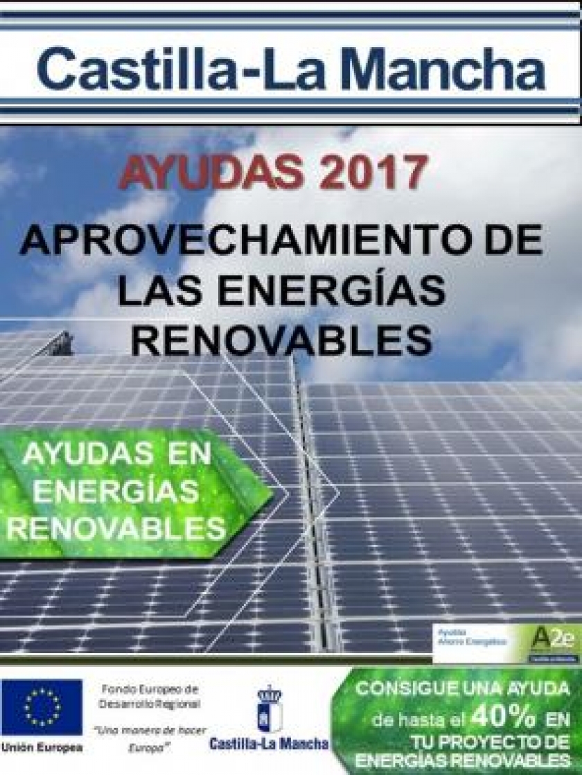 Ayudas para el aprovechamiento de Energías Renovables 2017