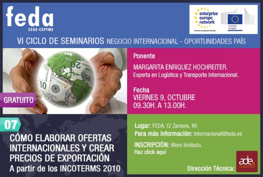 FEDA asesora a las empresas en cómo elaborar ofertas internacionales y crear precios de exportación