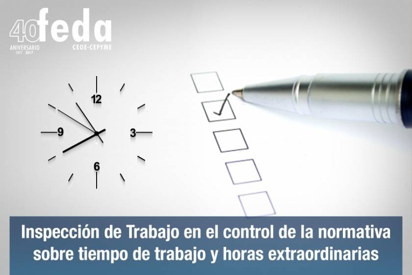 Criterios de la Inspección de Trabajo en el control de la normativa sobre tiempo de trabajo y horas extraordinarias