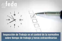 Fotografía de Criterios de la Inspección de Trabajo en el control de la normativa sobre tiempo de trabajo y horas extraordinarias, ofrecida por FEDA