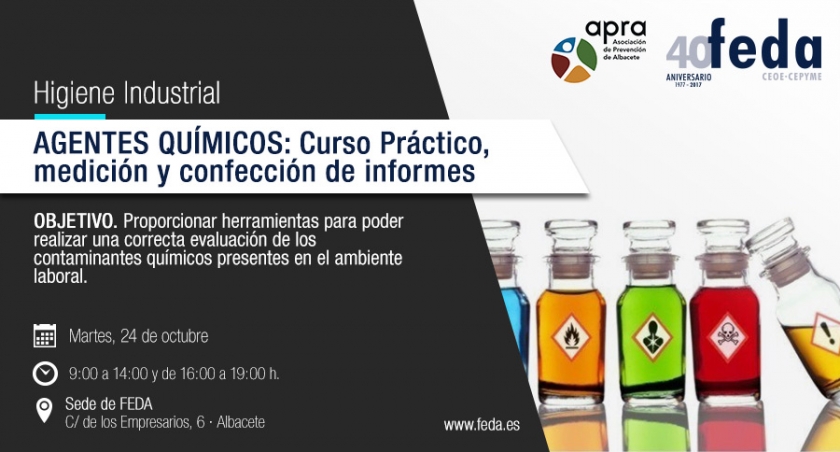 HIGIENE - Agentes químicos: Curso práctico, medición y confección de informes