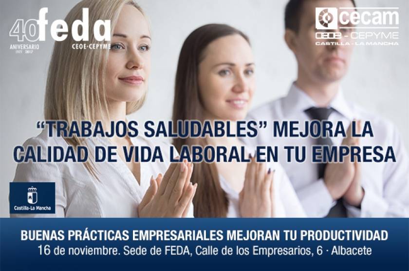 Jornada en FEDA sobre “Trabajos saludables” para la mejora de la calidad de vida laboral en la empresa