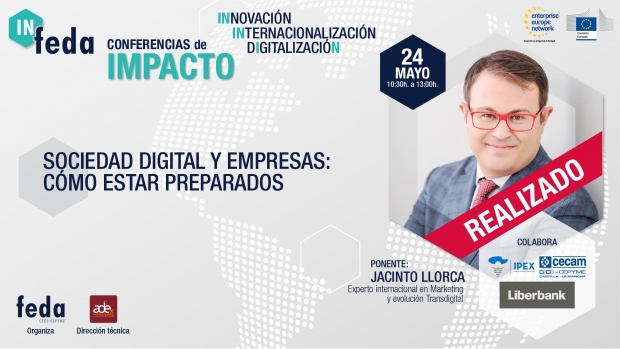 Fotografía de Jacinto Llorca. Experto internacional en Marketing y evolución Transdigital, ofrecida por FEDA