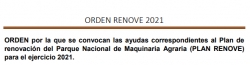 Fotografía de Orden por la que se convocan ayudas al Plan de renovación del Parque Nacional de Maquinaria Agraria - PLAN RENOVE, ofrecida por FEDA