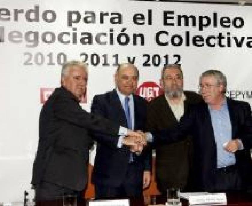 Compromiso sidicatos y patronal de reformar la negociación colectiva en 6 meses