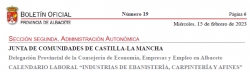 Fotografía de Publicado el calendario laboral para las &quot;Industrias de ebanistería, carpintería y afines&quot;, ofrecida por FEDA