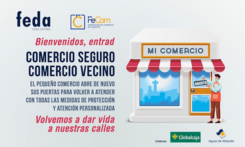 FECOM lanza la campaña “Comercio seguro, comercio vecino. Volvemos a dar vida a nuestras calles”