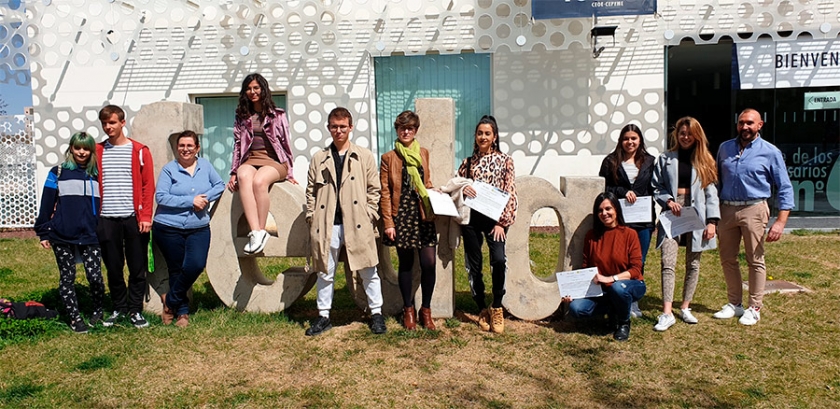 Los alumnos de FP Dual en el sector textil, liderado por ASECAB, finalizan en FEDA su formación complementaria en diseño asistido por ordenador