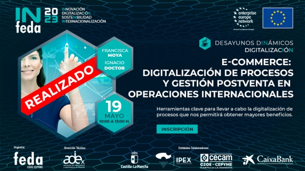 Fotografía de E-commerce: Digitalización de procesos y gestión postventa en operaciones internacionales, ofrecida por FEDA