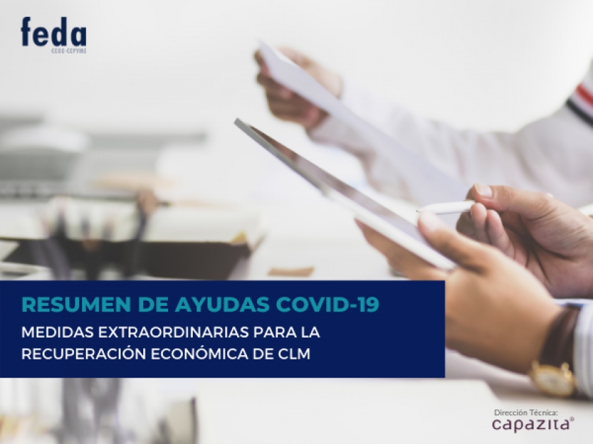 PLAN DE MEDIDAS EXTRAORDINARIAS PARA LA RECUPERACIÓN ECONÓMICA DE CLM CON MOTIVO DE LA CRISIS DEL COVID19