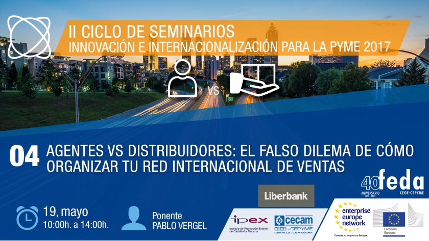 Seminario de FEDA sobre “Agentes Vs Distribuidores: El falso dilema de cómo organizar tu red internacional de ventas”