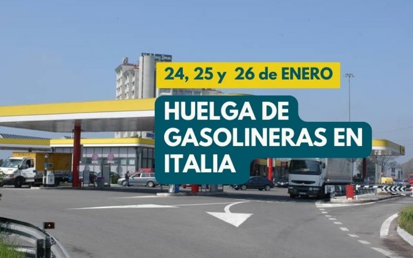 PARO GASOLINERAS EN ITALIA