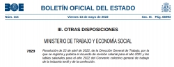 Fotografía de Revisión salarial 2021 y tablas salariales para 2022 del Convenio Colectivo General de Trabajo para la Industria Textil y de la Confección, ofrecida por FEDA