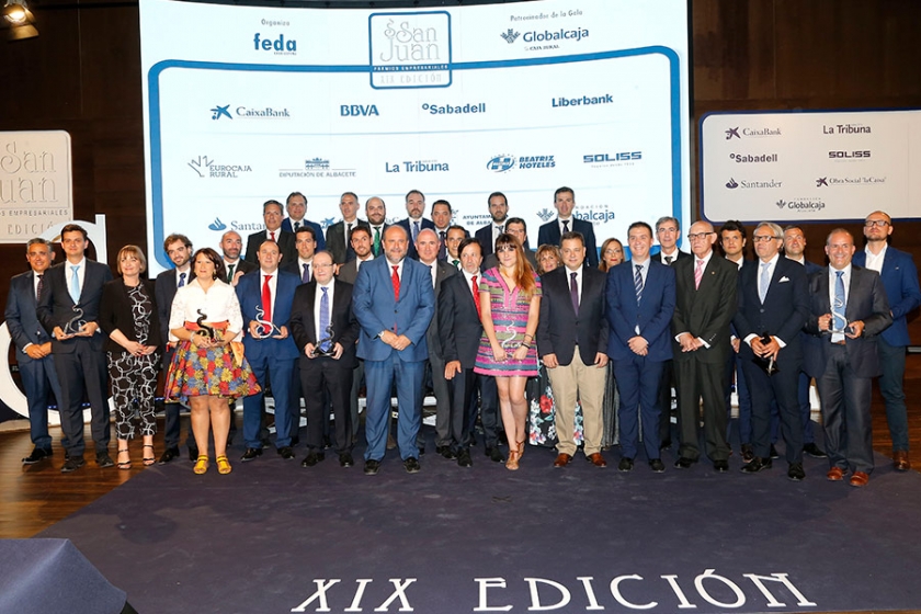 Emoción y sorpresas en la XIX Gala de los Premios Empresariales San Juan, los Premios de Albacete