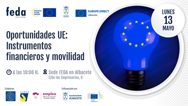 Fotografía de Jornada de FEDA y el Centro Europe Direct del Ayuntamiento para informar a las empresas de las oportunidades que brinda la Unión Europea, ofrecida por FEDA