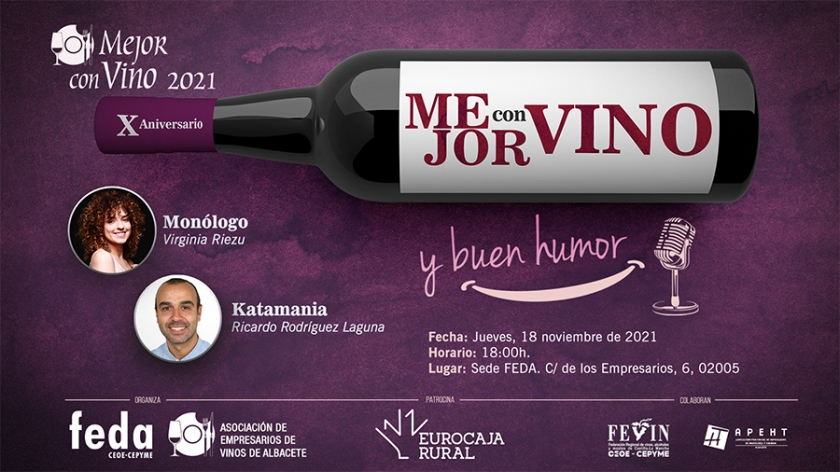 X Aniversario de Mejor con Vino &quot;y buen humor&quot;