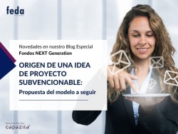 Fotografía de Blog especial FONDOS NEXT GENERATION: Origen de una idea de proyecto subvencionable- una propuesta del modelo a seguir., ofrecida por FEDA