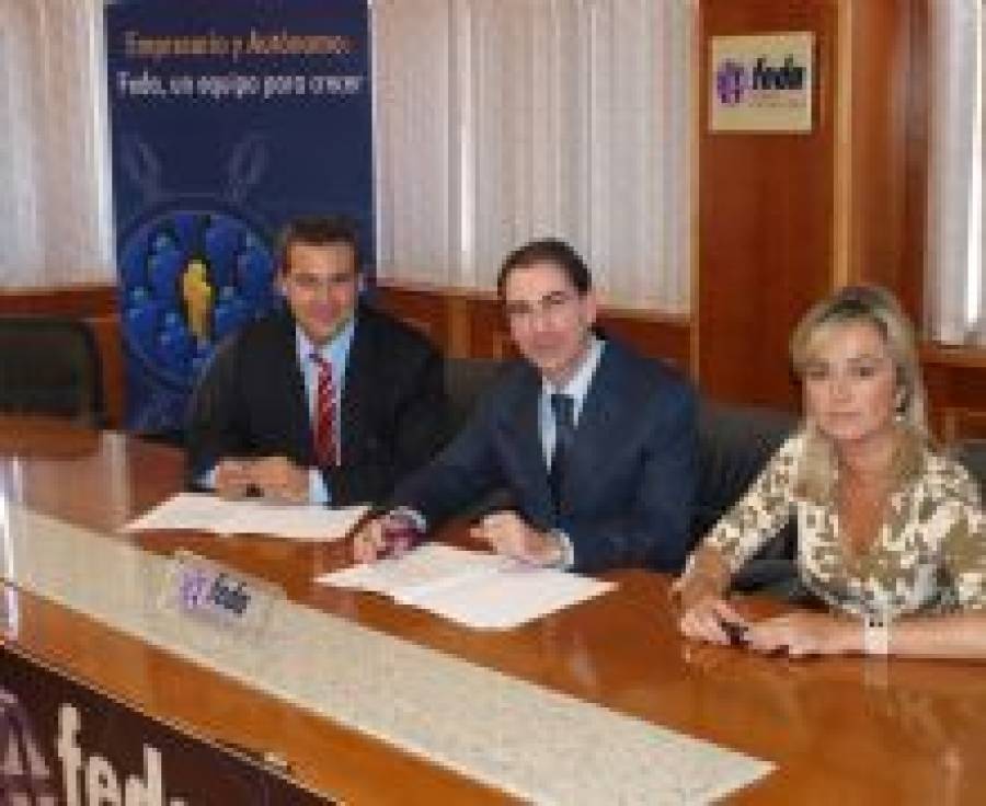 Fotografía de Convenio de colaboración de Adisab con Infocom Gestión para atajar la morosidad, ofrecida por FEDA