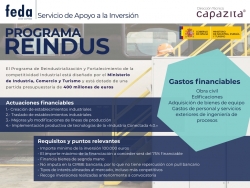 Fotografía de Apoyo financiero a la innovación industrial (REINDUS 2018), ofrecida por FEDA