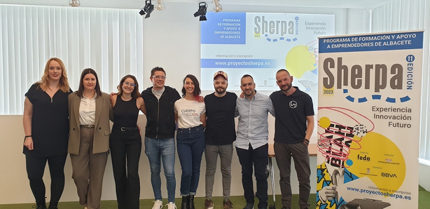 Ya están los ocho finalistas del programa Sherpa de los que saldrán los cuatro ganadores de 15.000 euros