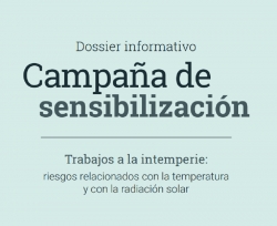 Fotografía de Prevención Riesgos Laborales Campaña trabajos a la intemperie INSST, ofrecida por FEDA