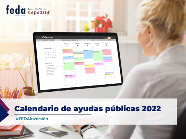 Fotografía de CALENDARIO DE AYUDAS PÚBLICAS 2022, ofrecida por FEDA