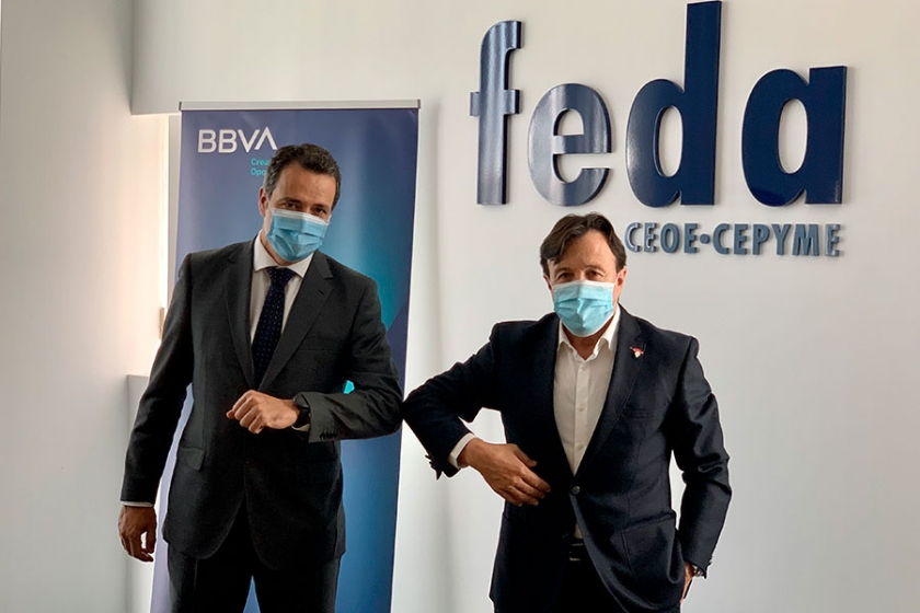 FEDA y BBVA renuevan su acuerdo de colaboración para impulsar la competitividad de las empresas, pymes y autónomos de Albacete