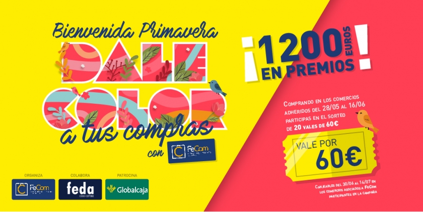 FECOM celebra la primavera con sus comercios asociados de Albacete y provincia, dando color “a tus compras”